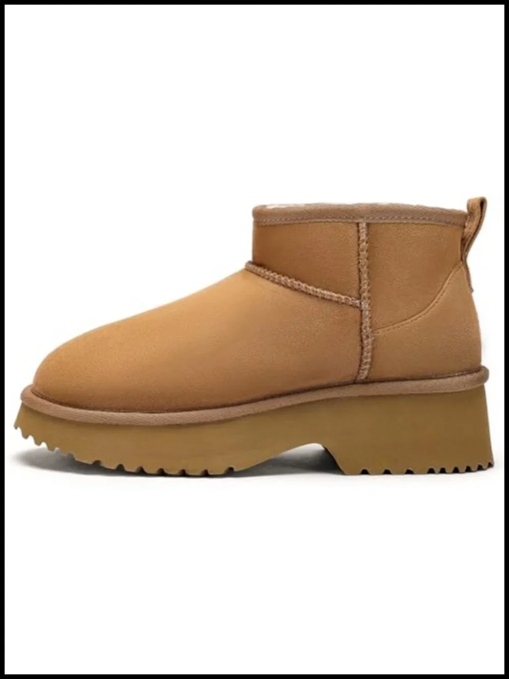 Women's Waterproof Winter Snow Boots Lightweight Warm Fur Lined Lace-Up